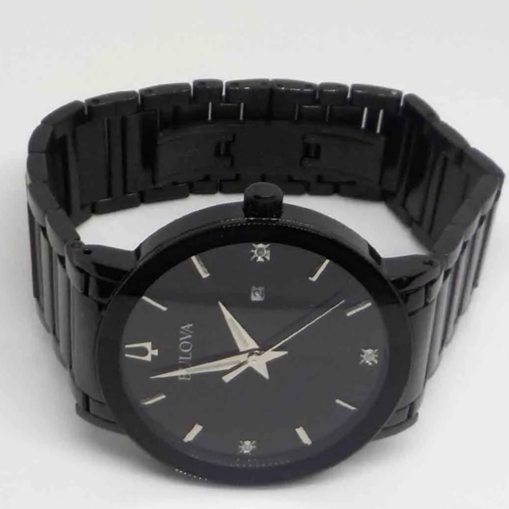 ***BRAND NEW*** Bulova Modern Diamond Black Dial Men's Watch - Picture 5 of 11